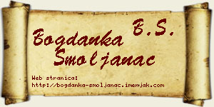 Bogdanka Smoljanac vizit kartica